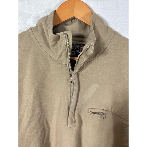 Vintage Duluth Sweatshirt XL Brown 1/4 Zip Cotton - Picture 7 of 12
